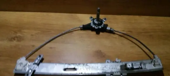 Mazda 323 F Sliding door window regulator with motor