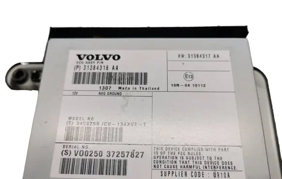 Volvo V40 Audio system kit 31384316AA 31384317