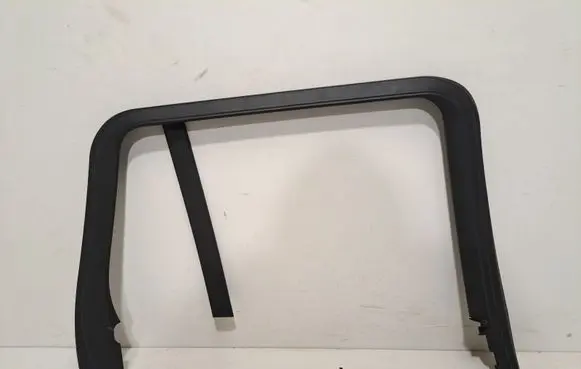 Rear door glass trim molding