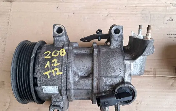 Peugeot 208 I Air conditioning (A/C) compressor (pump) 9672247080