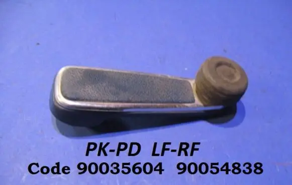 Opel Kadett E Front door window winding handle 90035604 90054838