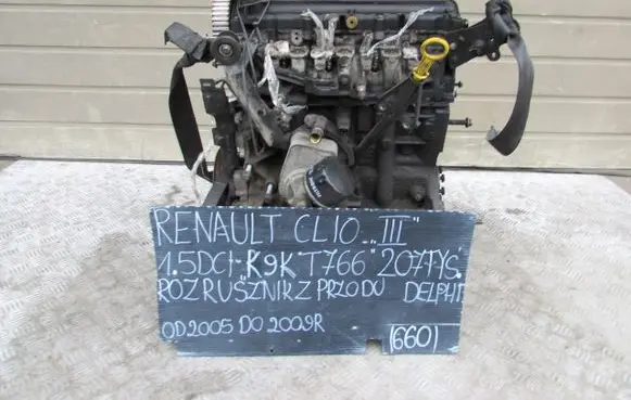 Renault Clio III Engine K9KT766