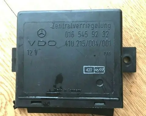 Mercedes-Benz Vito Viano W638 Door central lock control unit/module 0165459232