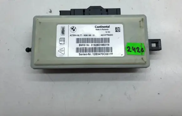 BMW 6 F06 Gran coupe Airbag control unit/module 31928018601N 12B3470C0517F A2C37764200