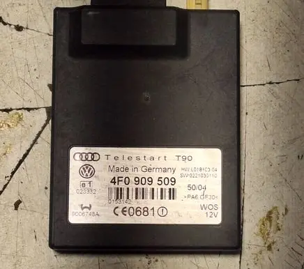 Audi A6 S6 C6 4F Auxiliary heating control unit/module 4F0909509 0153142 9006748A