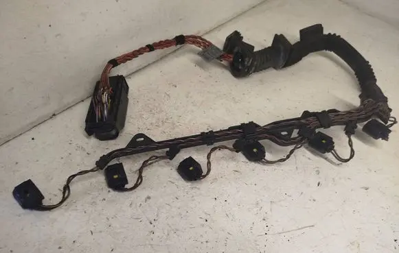 BMW 5 E60 E61 Engine installation wiring loom 755025713 7796845