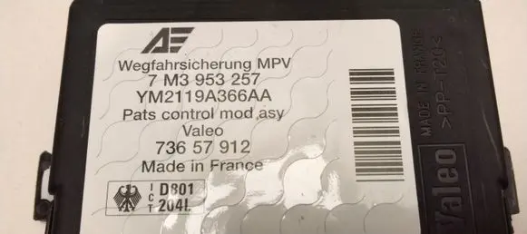 Volkswagen Sharan Immobilizer control unit/module 7M3953257