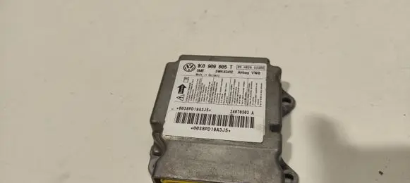 Volkswagen Golf Plus Airbag control unit/module 1K0909605T 5WK43412 0038PD19A3J5