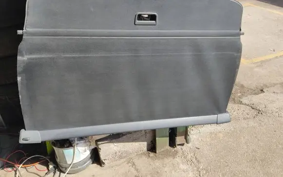 Parcel shelf load cover
