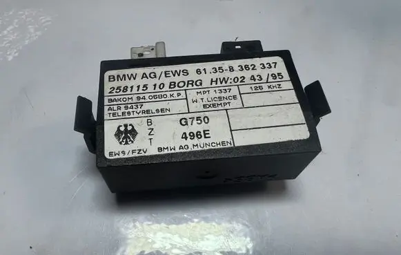 BMW 3 E36 Immobilizer control unit/module 61358362337
