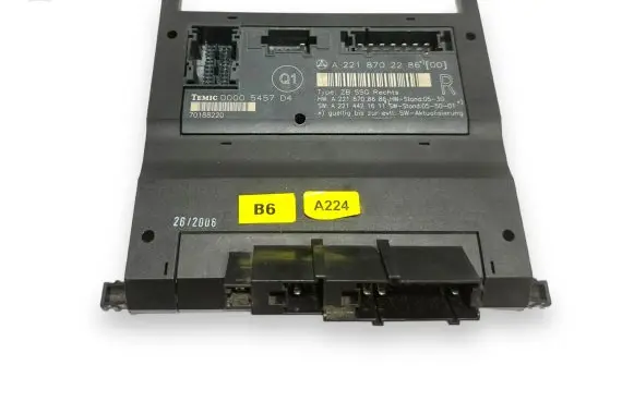 Mercedes-Benz S W221 Seat control module A2218708686 A2218702286 A2214421611