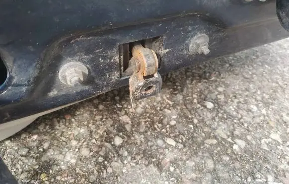 Cadillac CTS Front door check strap stopper 
