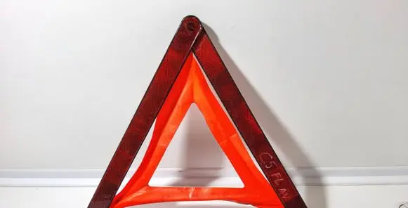 Audi A6 S6 C5 4B Emergency warning sign 4B9860251A