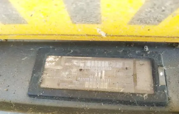 Renault Scenic II - Grand scenic II Number plate light