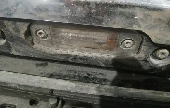 Volvo S80 Number plate light 
