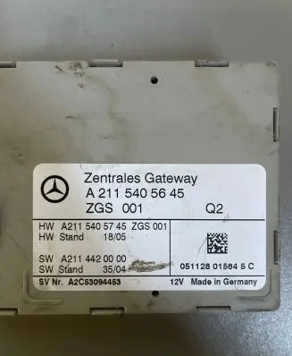 Mercedes-Benz E W211 Door central lock control unit/module A2115405745 A2115405645 A2114420000