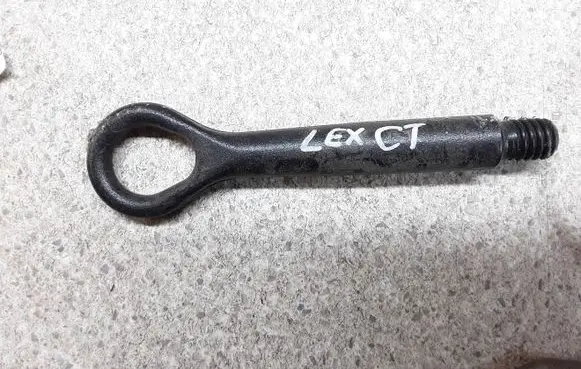 Towing hook eye