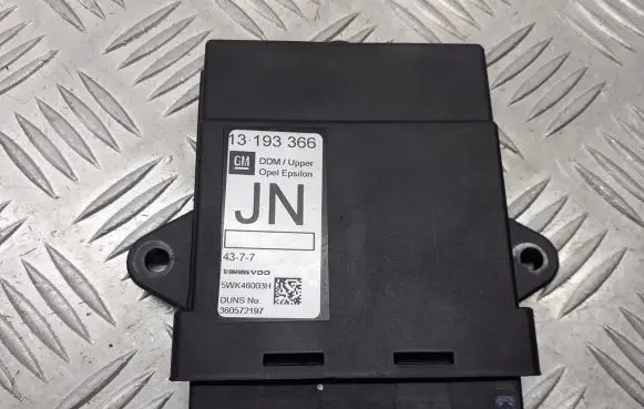Opel Signum Door control unit/module 13193366