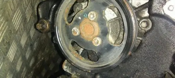 Opel Astra G Water pump pulley 90502887