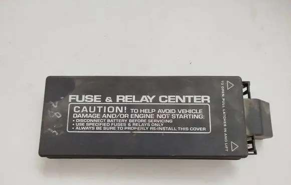 Fuse box cover