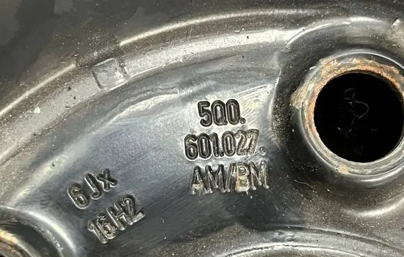 Volkswagen Golf VII R16 steel rim 601027
