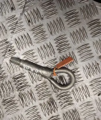 Towing hook eye