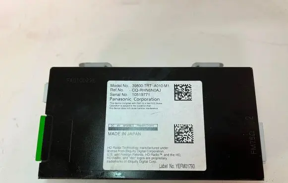 Honda Clarity Other control units/modules 39800TRTA010M1