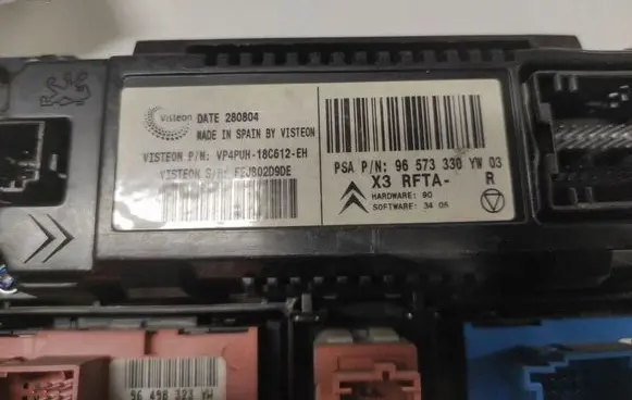 Citroen C5 Climate control unit 96573330 96498323 96498318