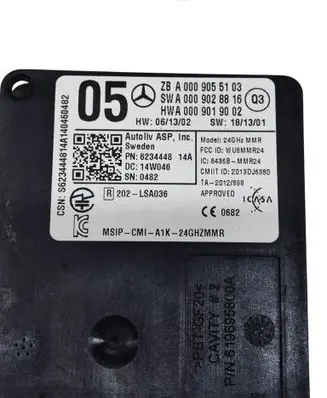 Mercedes-Benz A W176 Distronic sensor radar A0009055103 HMCAR