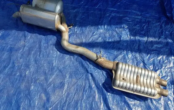 BMW 7 E65 E66 Rear muffler/silencer tail pipe 7540644BBG 7540644 7540645