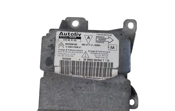 Citroen C5 Airbag control unit/module 9665558180 610963100