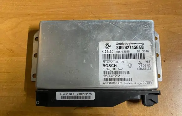 Skoda Superb B5 (3U) Gearbox control unit/module 8D0927156EB 0260002872 ZF6058006344
