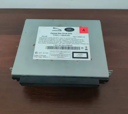 Jaguar XJ X351 Navigation unit CD/DVD player FW9311B608AD 2000000398402