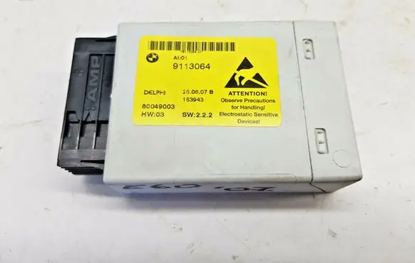 BMW 5 E60 E61 Center console control module 9113064 nr2068