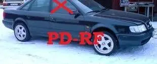 Audi 100 S4 C4 Front door window glass four-door 43R001025 PD115EF7RR20