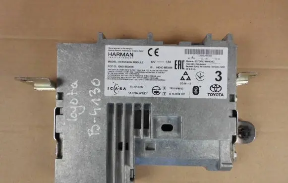 Toyota Auris E180 GPS navigation control unit/module 6434CBE2808 207W100010 G1A084JV