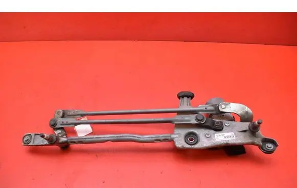 Front wiper linkage and motor