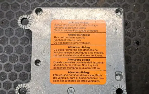Volkswagen PASSAT B5 Airbag control unit/module 1J0909607A 1J0909607