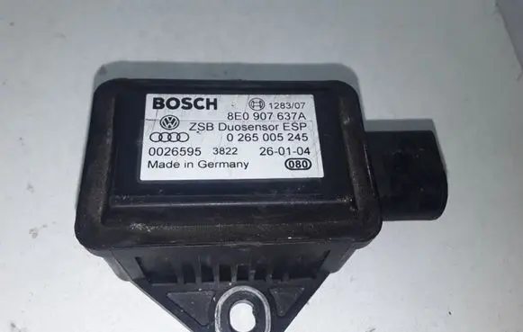 Audi A4 S4 B6 8E 8H ESP acceleration yaw rate sensor 8E0907637A 0265005245