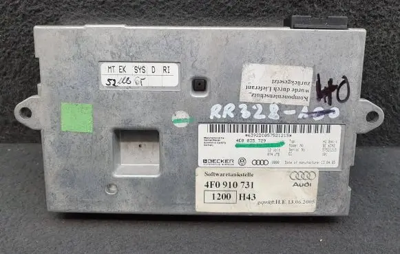 Audi A6 S6 C6 4F MMI control unit 4F0910731 4F0910730D 4E0035729