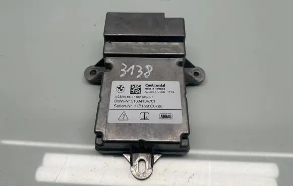 BMW 5 G30 G31 Airbag control unit/module A2C85777008 17B1650C0726 6841347