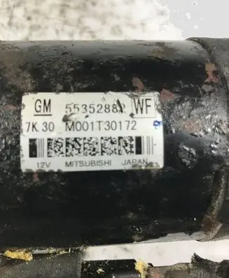 Opel Vectra C Starter motor 55352882 M001T30172
