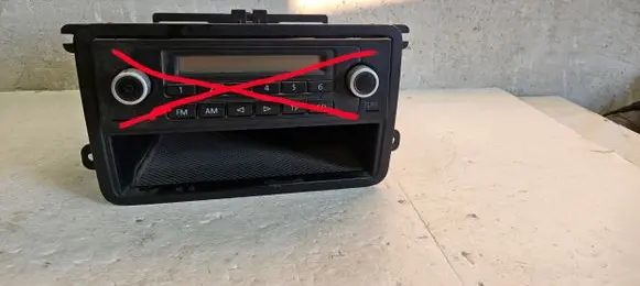Volkswagen Multivan T5 Radio/GPS head unit trim 1T0857058A 1DIN