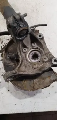 Front shock absorber with coil spring