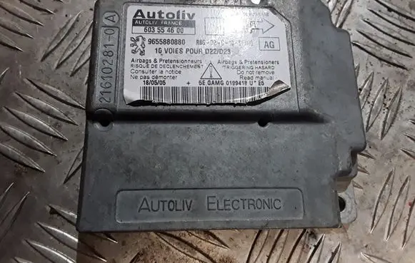 Peugeot 407 Airbag control unit/module 9655880880 603554600