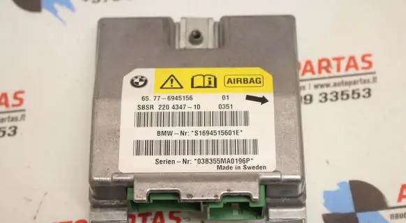 BMW 5 E60 E61 Airbag control unit/module 6945156