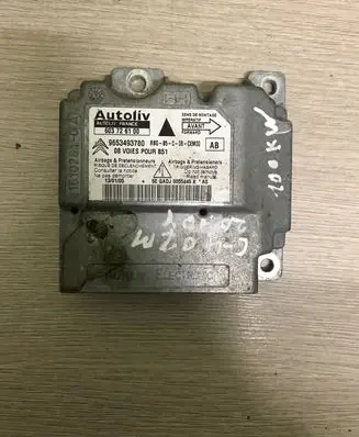Citroen C4 I Airbag control unit/module 9653493780