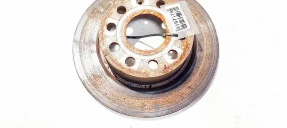 Audi A3 S3 8P Rear brake disc neventiliuojamas