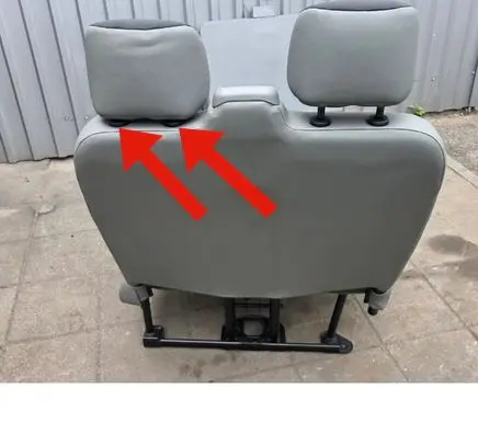 Opel Vivaro Seat trim 8200292748 8200292744 TTBV9S