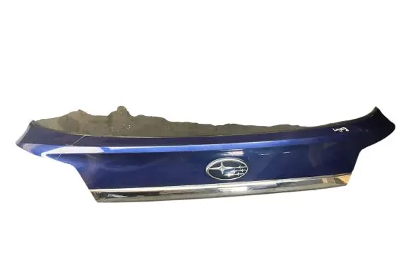 Trunk door license plate light bar